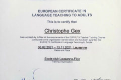 Certificat EUROTLA